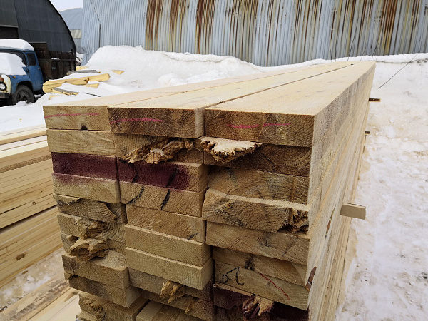 Доска обрезная 50x200x6000