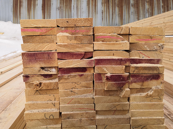 Доска 25x150x6000 обрезная